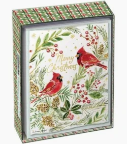 Christmas Cardinals Luxe Christmas Cards